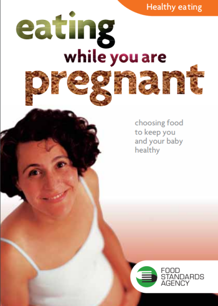 Book cover: Eating white you are pregnant
